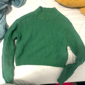 A cute green sweater for fall/winter.